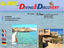 Tablet Screenshot of divingdiscovery.it